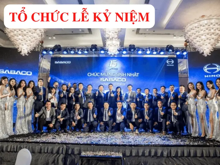 tổ chức lễ kỷ niệm