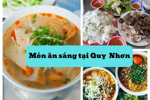 món ăn sáng tại quy nhơn
