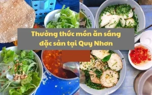 món ăn sáng tại quy nhơn