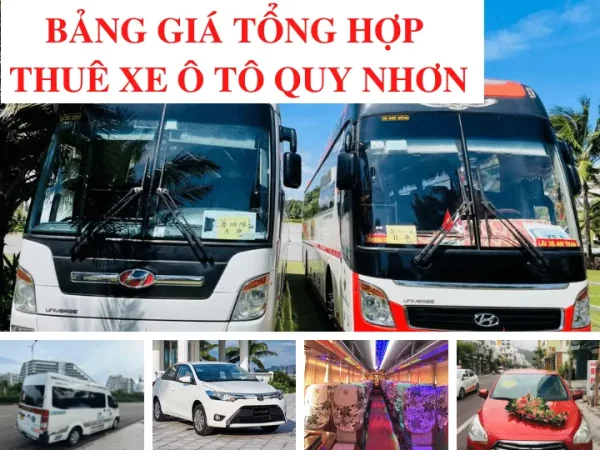 thuê xe du lịch quy nhơn