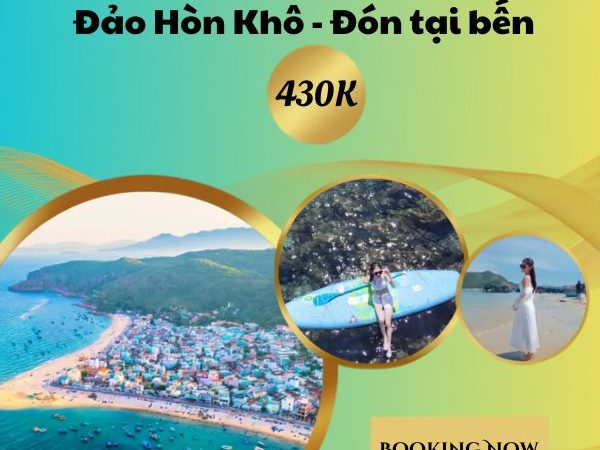 Tour đảo Hòn Khô đón tại bến