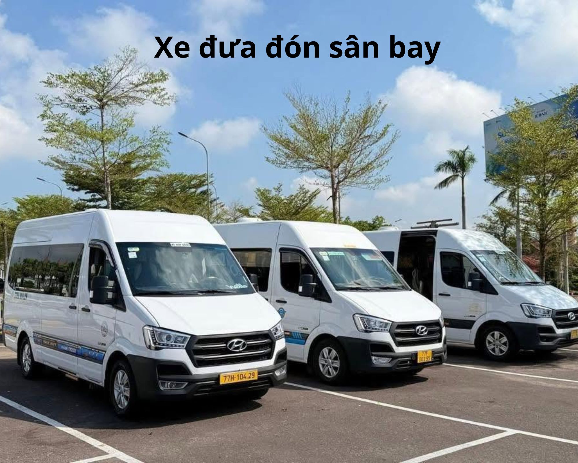 Xe đưa đón sân bay
