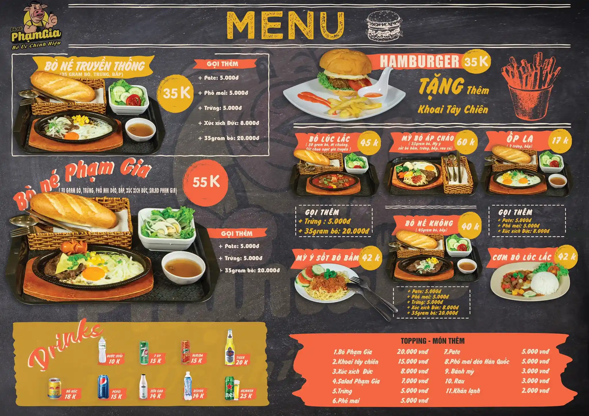 Ảnh sưu tầm - Menu Phạm Gia