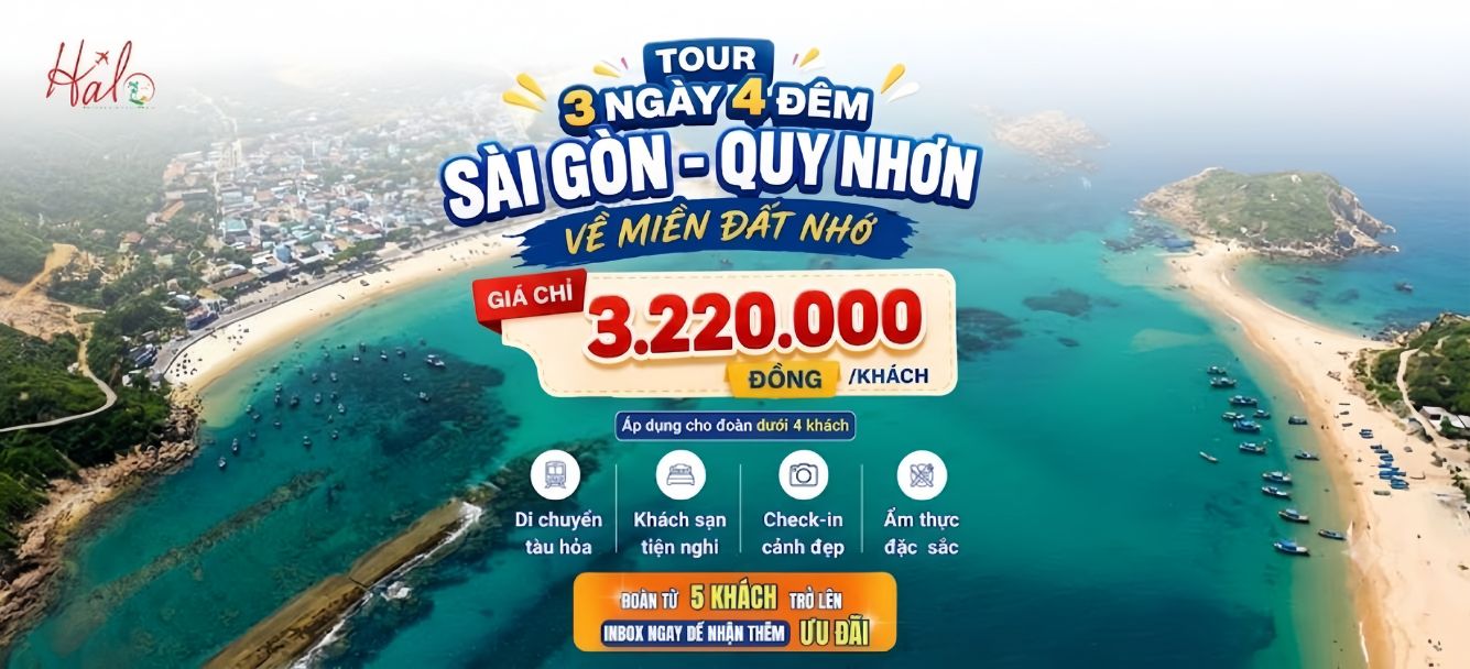 Tour 3 Ngày 4 Đêm Sài Gòn Quy Nhơn