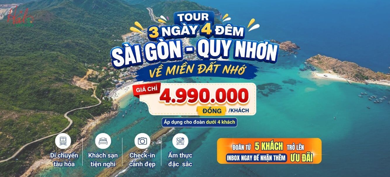 Tour 4 ngày 3 đêm Sài Gòn - Quy Nhơn
